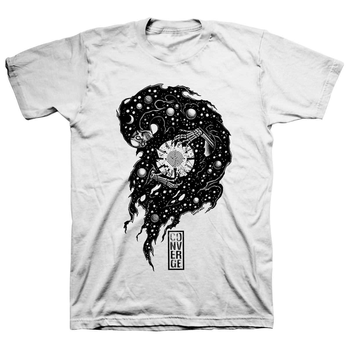 Converge "Ghost by WHTHD" White T-Shirt