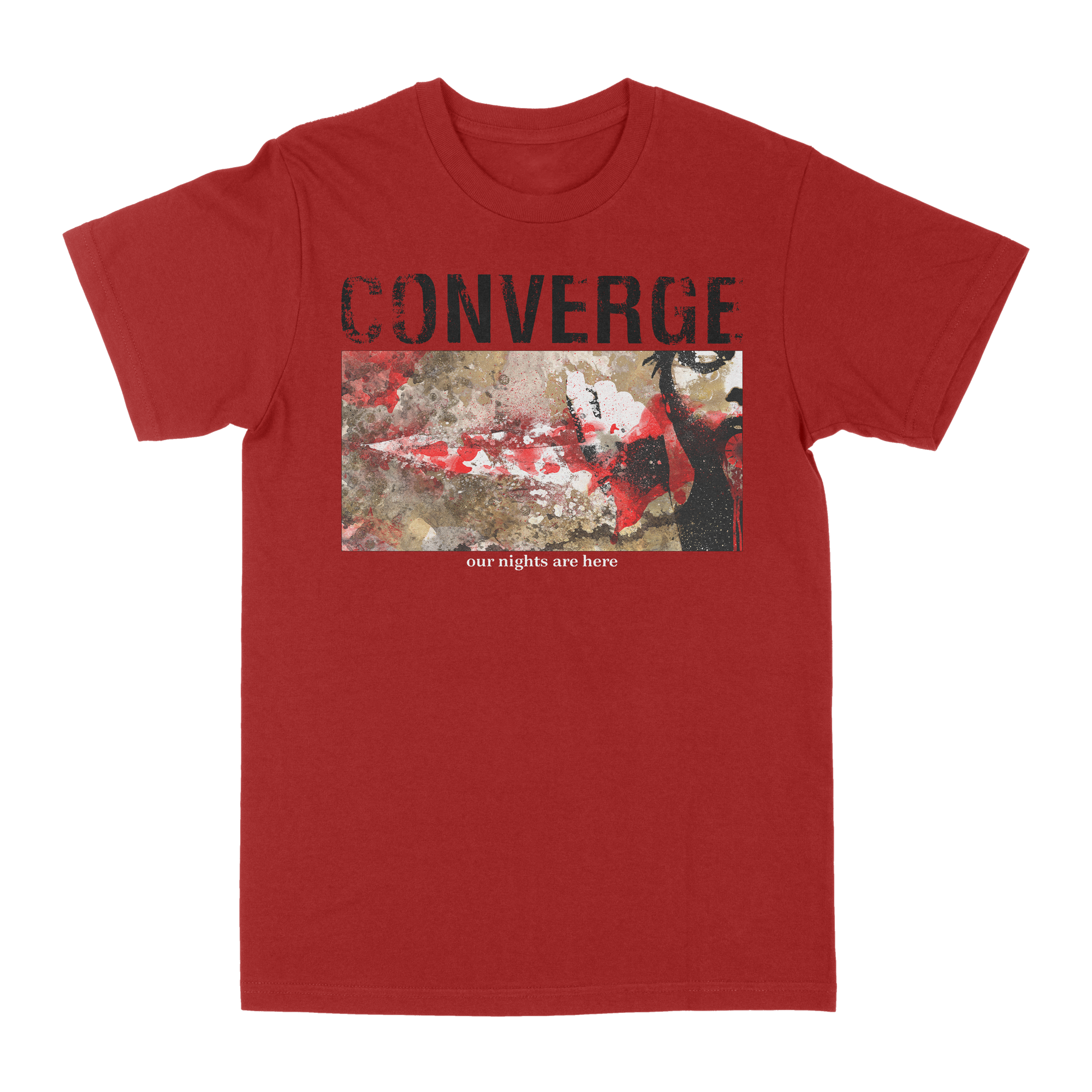 Converge "Our Nights Are Here" Red T-Shirt