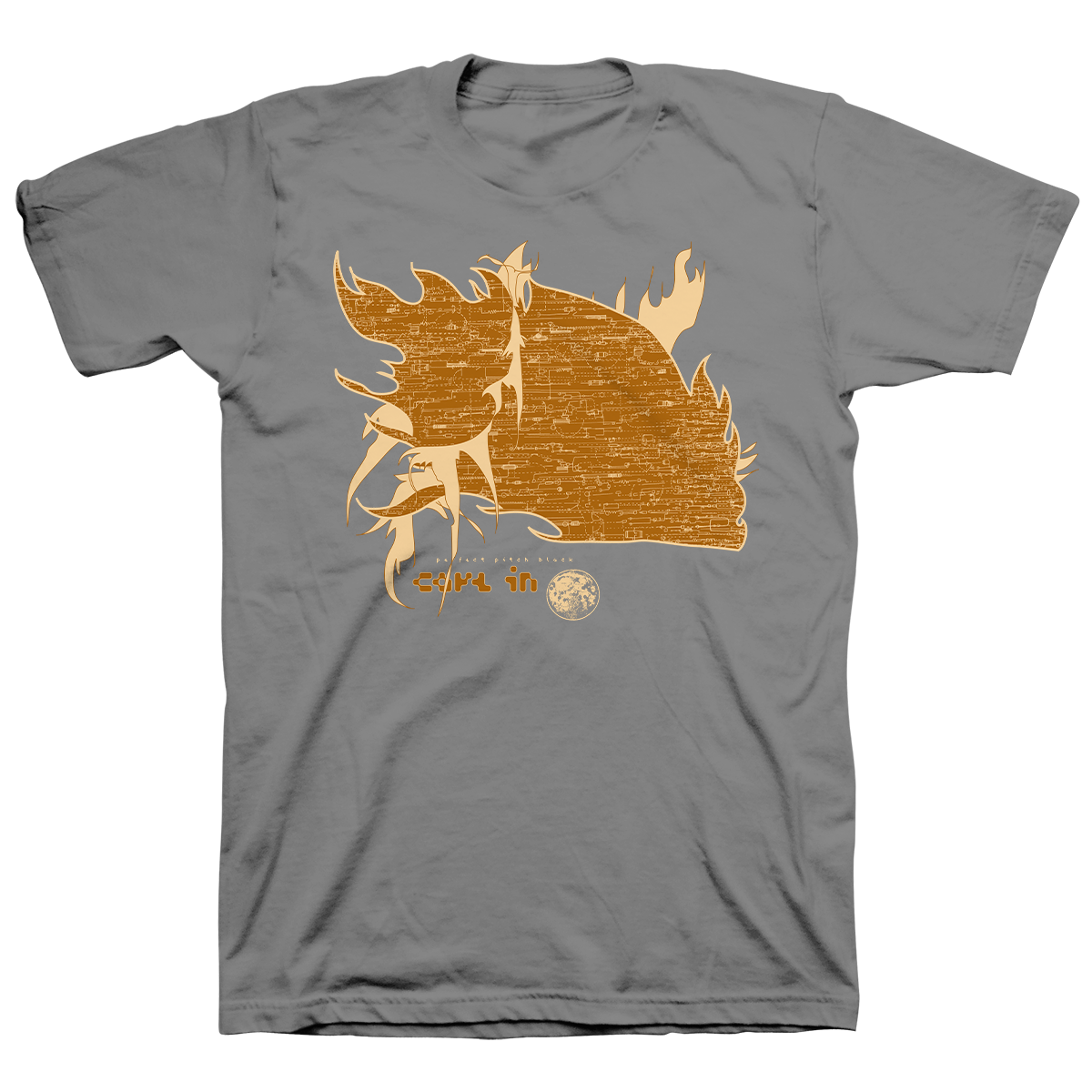 Cave In "Perfect Pitch Black" Grey T-Shirt