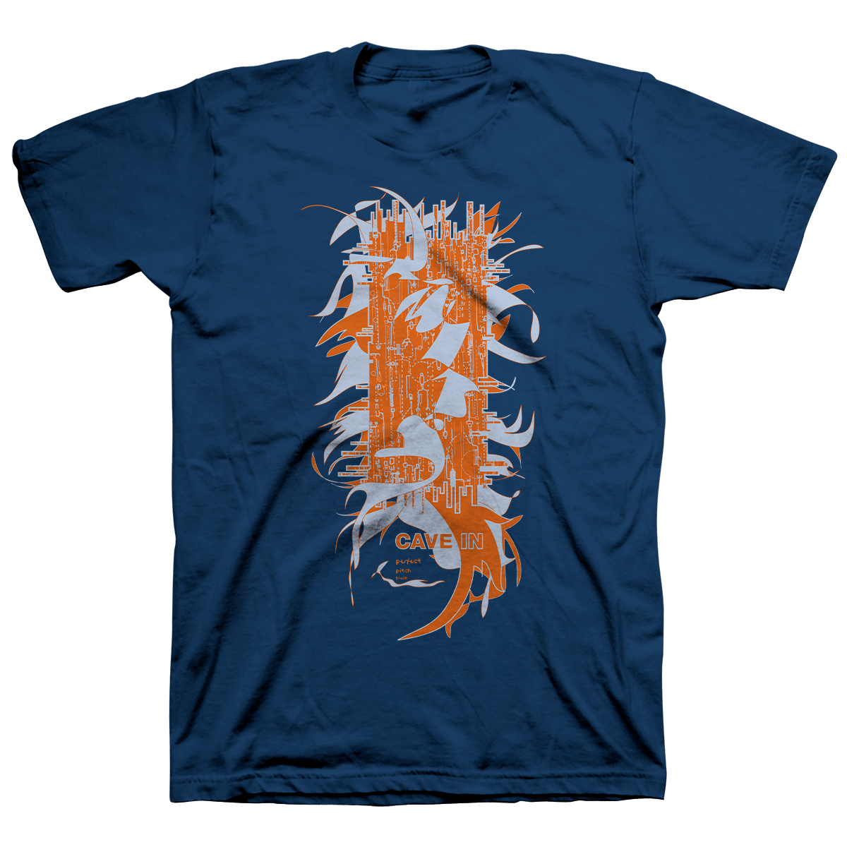 Cave In "Perfect Pitch Black: Pillar" Navy T-Shirt