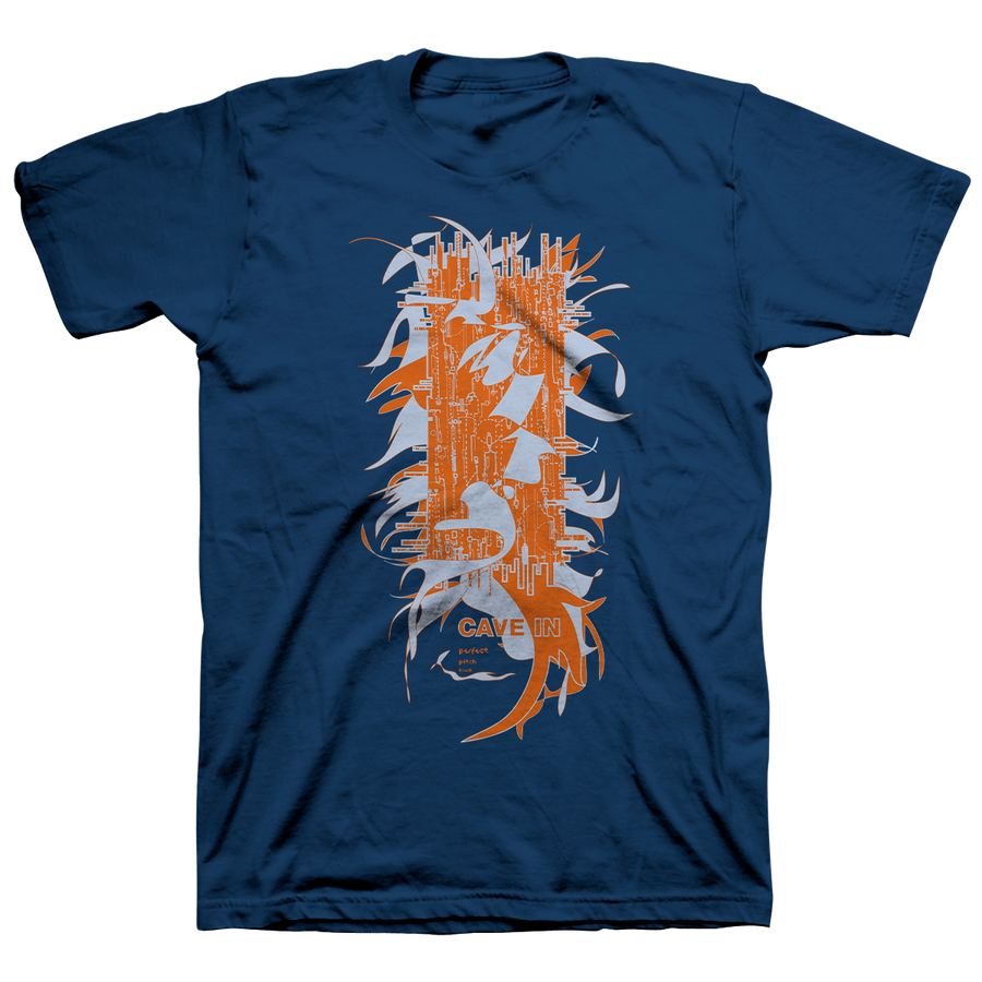Cave In "Perfect Pitch Black: Pillar" Navy T-Shirt