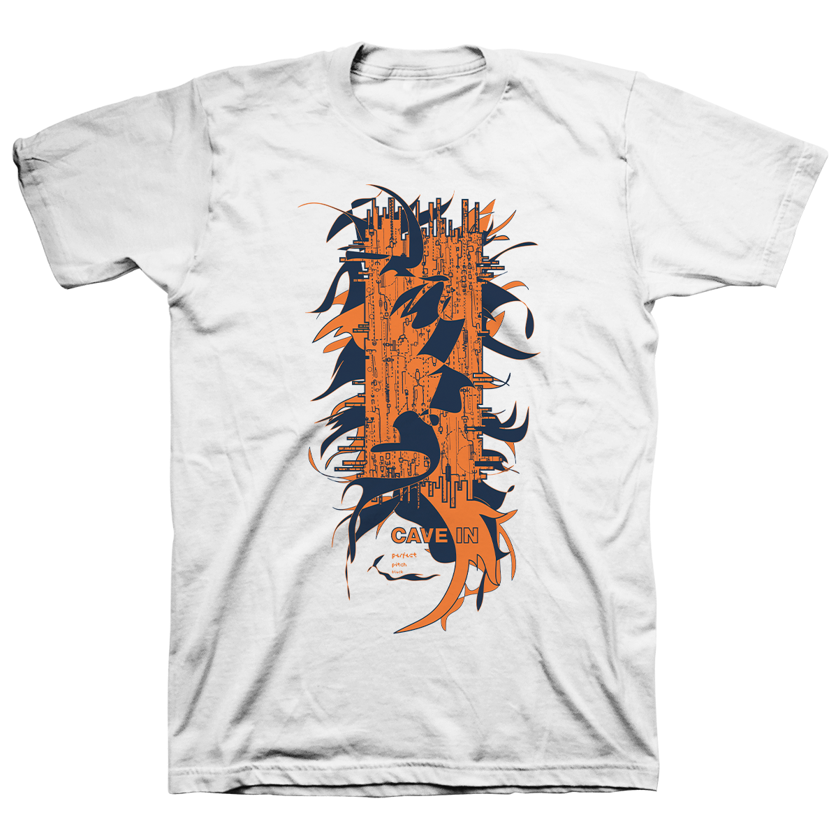 Cave In "Perfect Pitch Black: Pillar" White T-Shirt