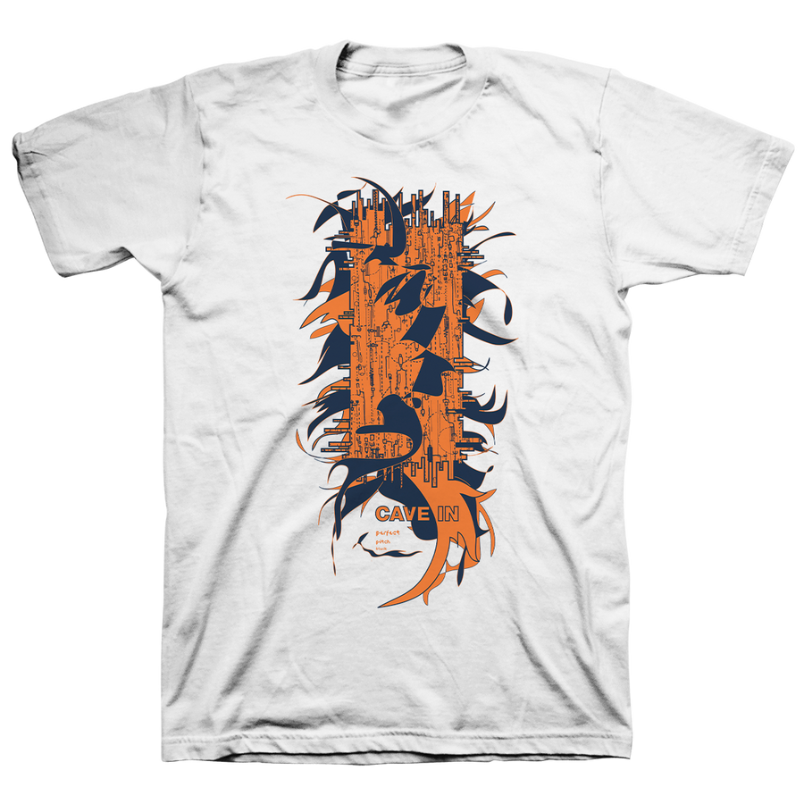 Cave In "Perfect Pitch Black: Pillar" White T-Shirt
