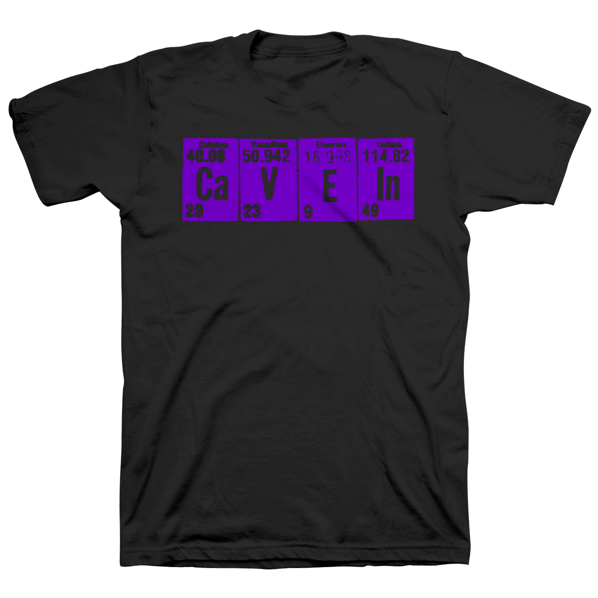 Cave In "Elements: Purple" Black T-Shirt