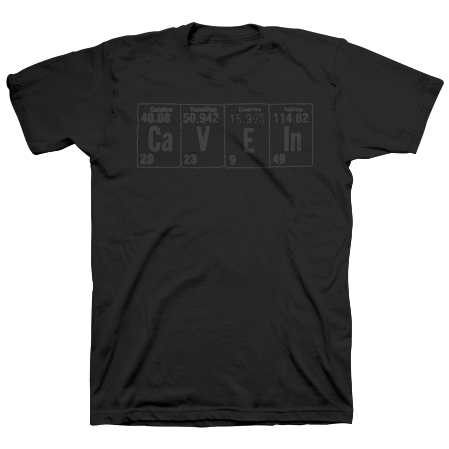 Cave In "Elements: Grey" Black T-Shirt