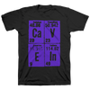 Cave In "Elements (Stacked) Purple" Black T-Shirt