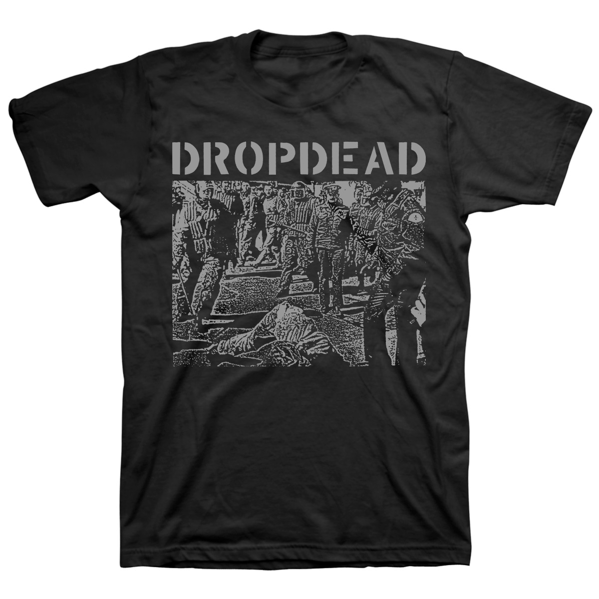 Dropdead "Cops: Grey" Black T-Shirt