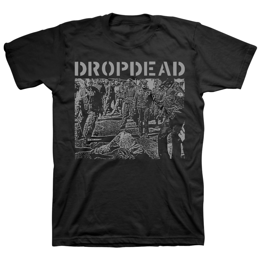 Dropdead "Cops: Grey" Black T-Shirt