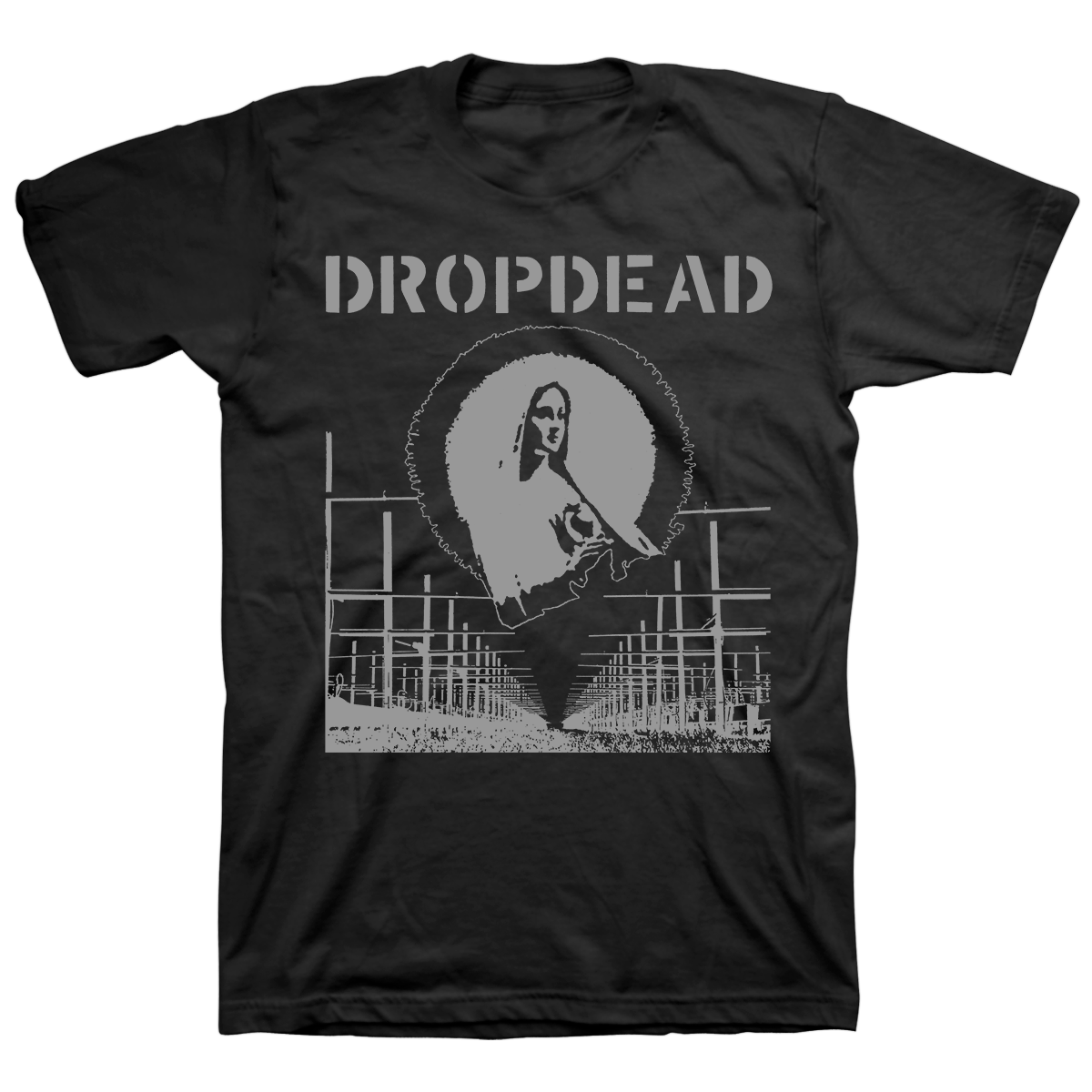 Dropdead "Mary: Grey" Black T-Shirt