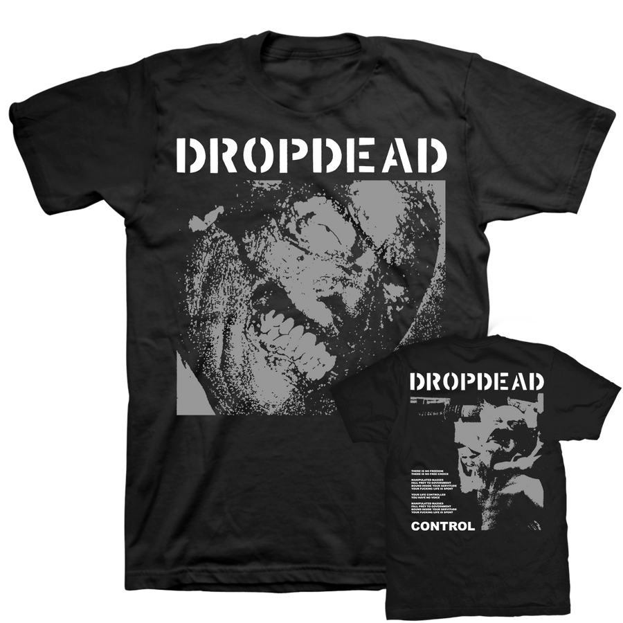 Dropdead "Burnt Face: Front & Back" Black T-Shirt
