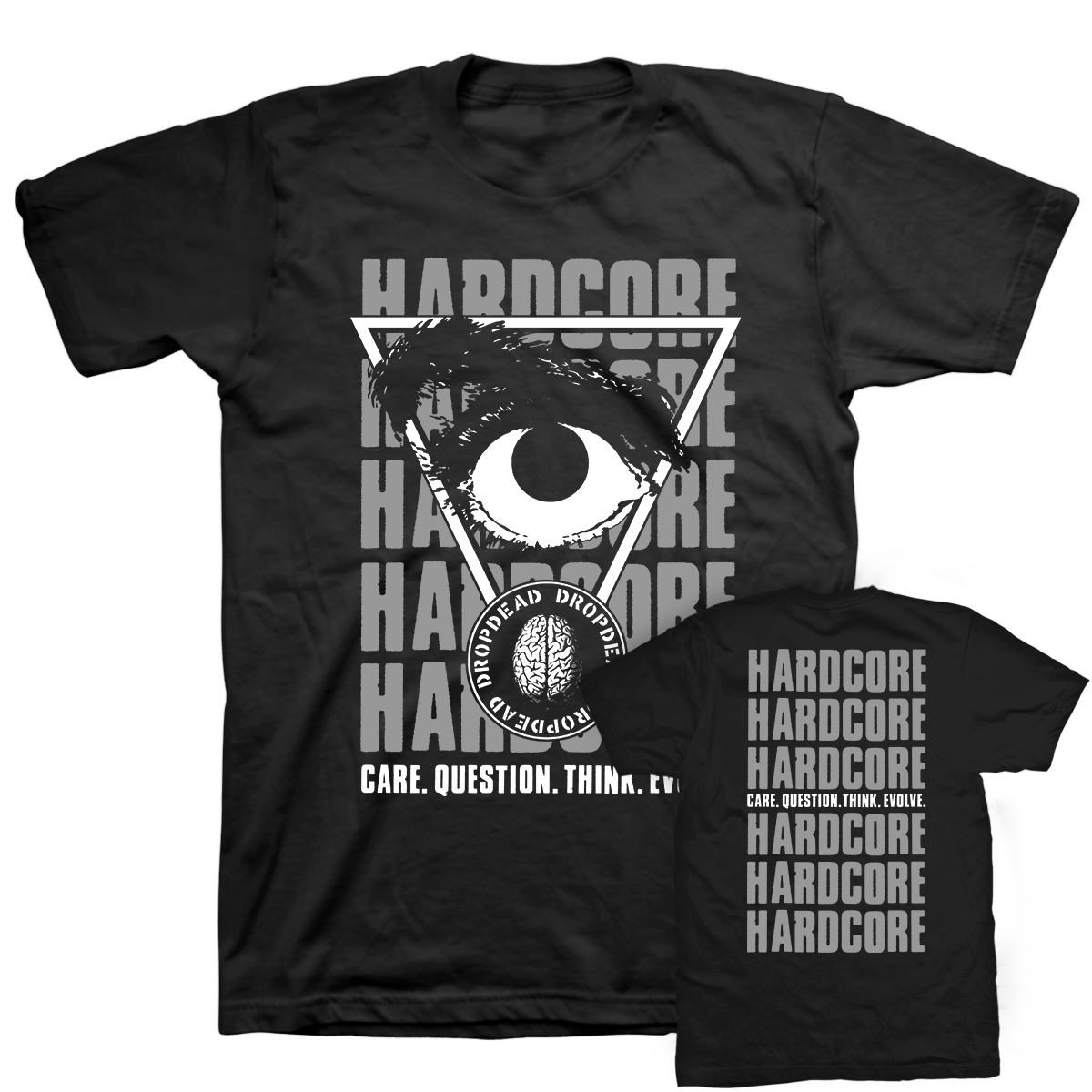 Dropdead "Question: Front & Back" Black T-Shirt