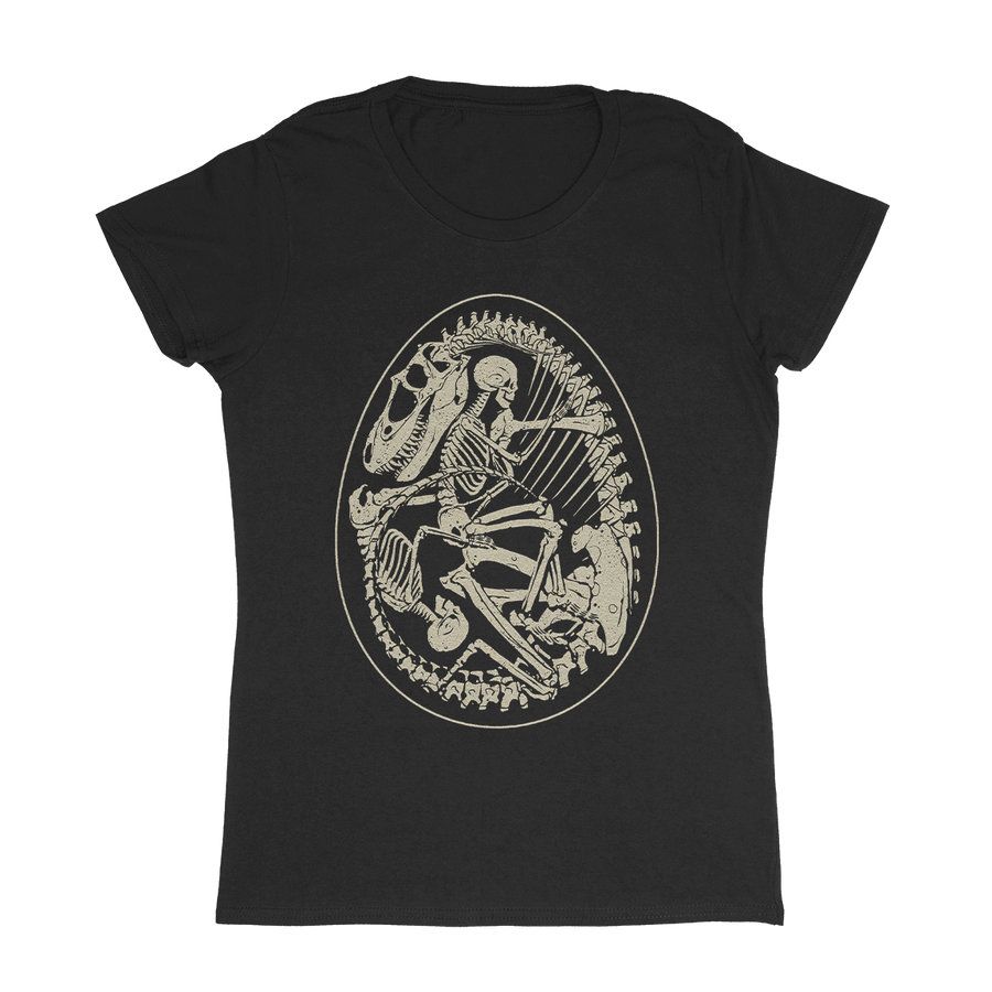 Dan McCarthy "Dino Egg" Black Women's T-Shirt