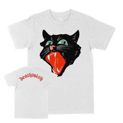 Deathwish "Black Cat" White T-Shirt