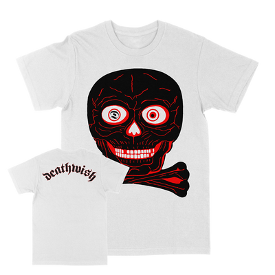 Deathwish "Charred Skull" White T-Shirt