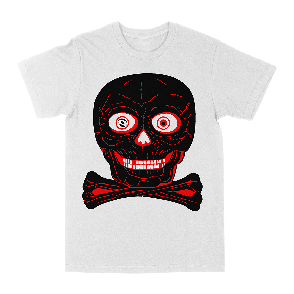Deathwish "Charred Skull" White T-Shirt