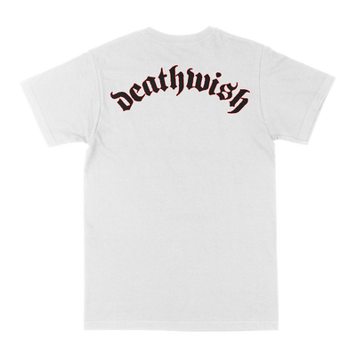 Deathwish "Charred Skull" White T-Shirt