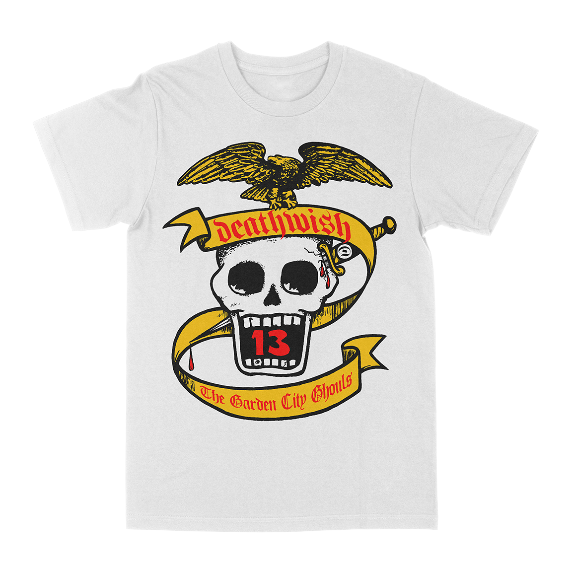 Deathwish "The Garden City Ghouls" White T-Shirt
