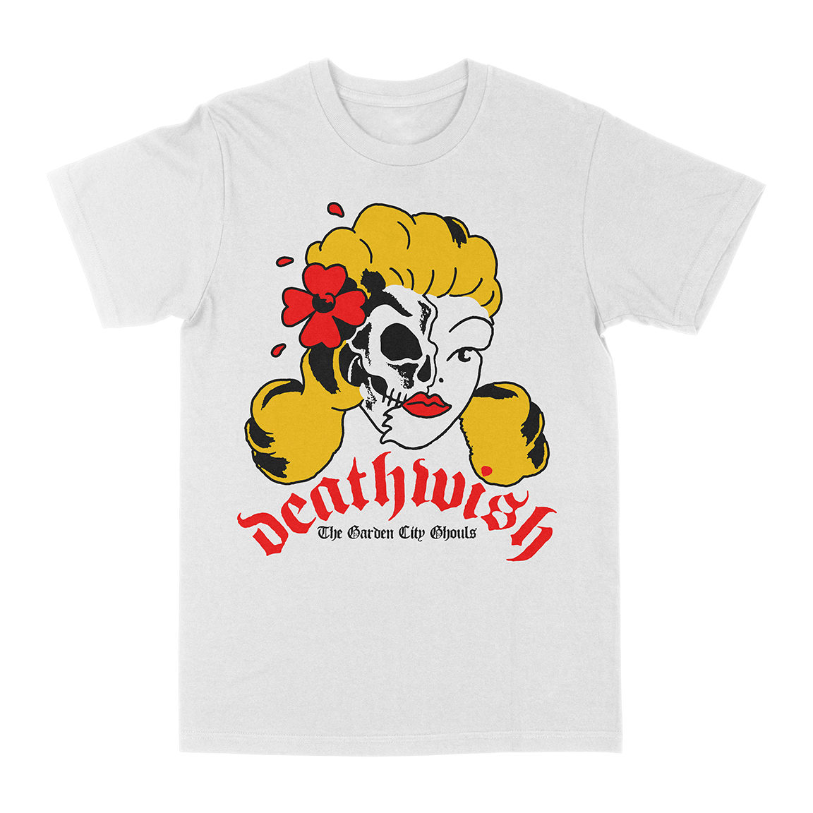 Deathwish "Lady Death" White T-Shirt