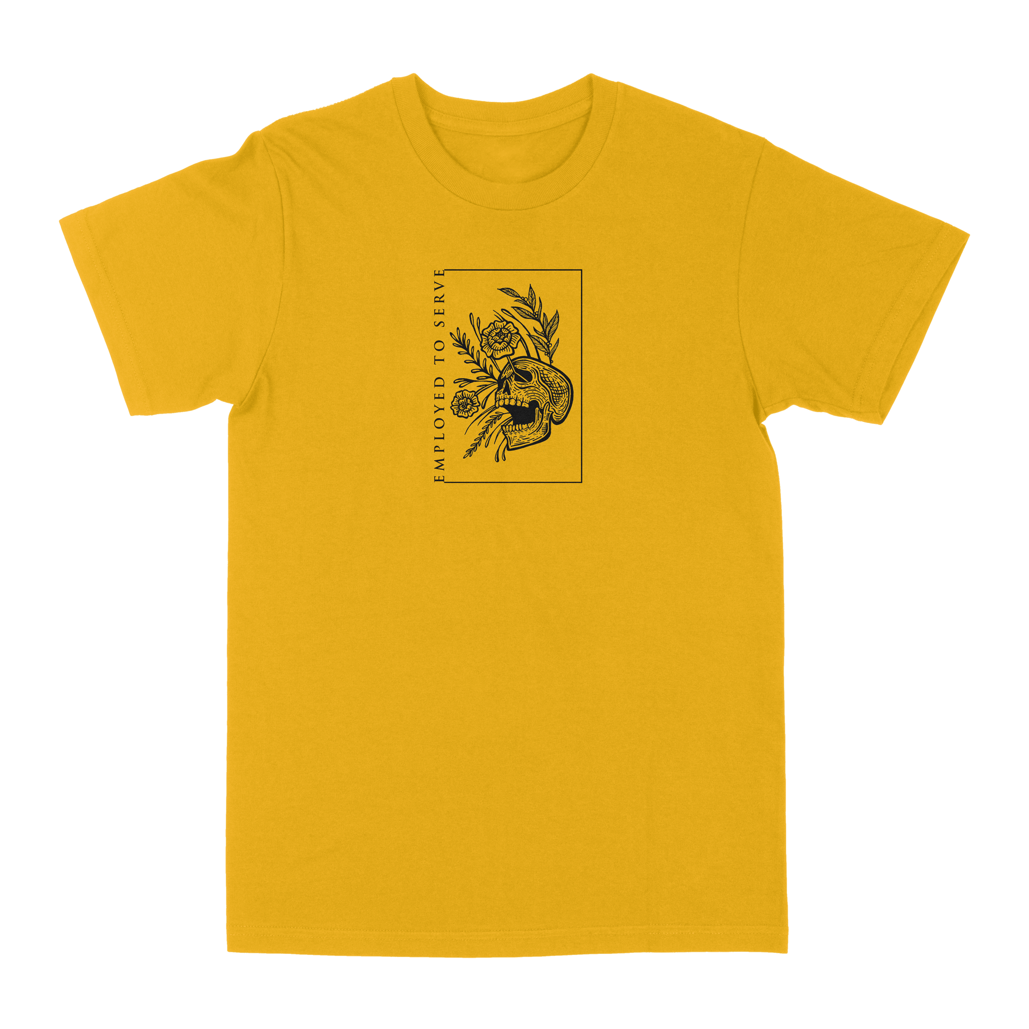 Employed To Serve "Dull" Yellow T-Shirt