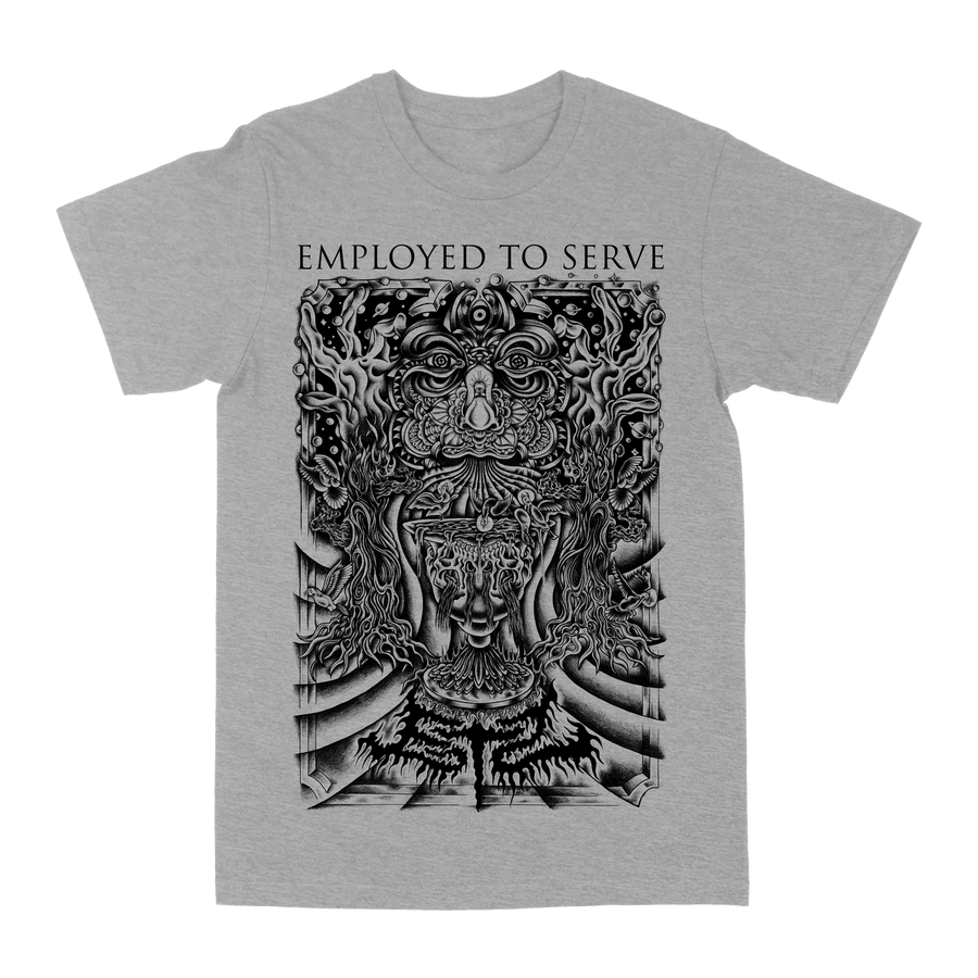 Employed To Serve "Greyer" Heather Grey T-Shirt