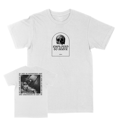 Employed To Serve “Imprisoned” White T-Shirt
