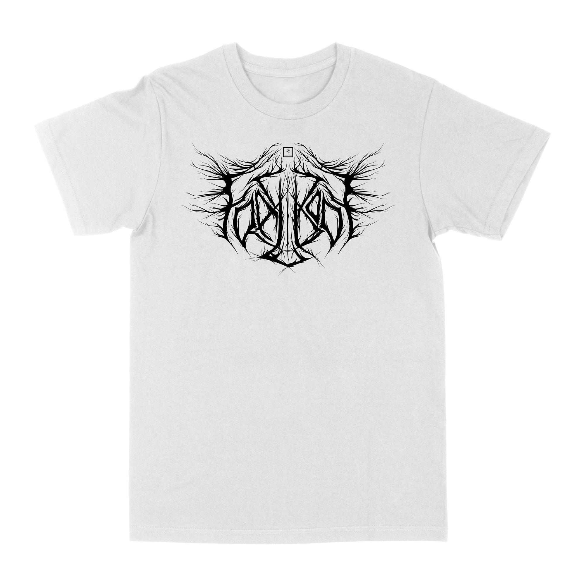 Frail Body "Metal Logo" White T-Shirt