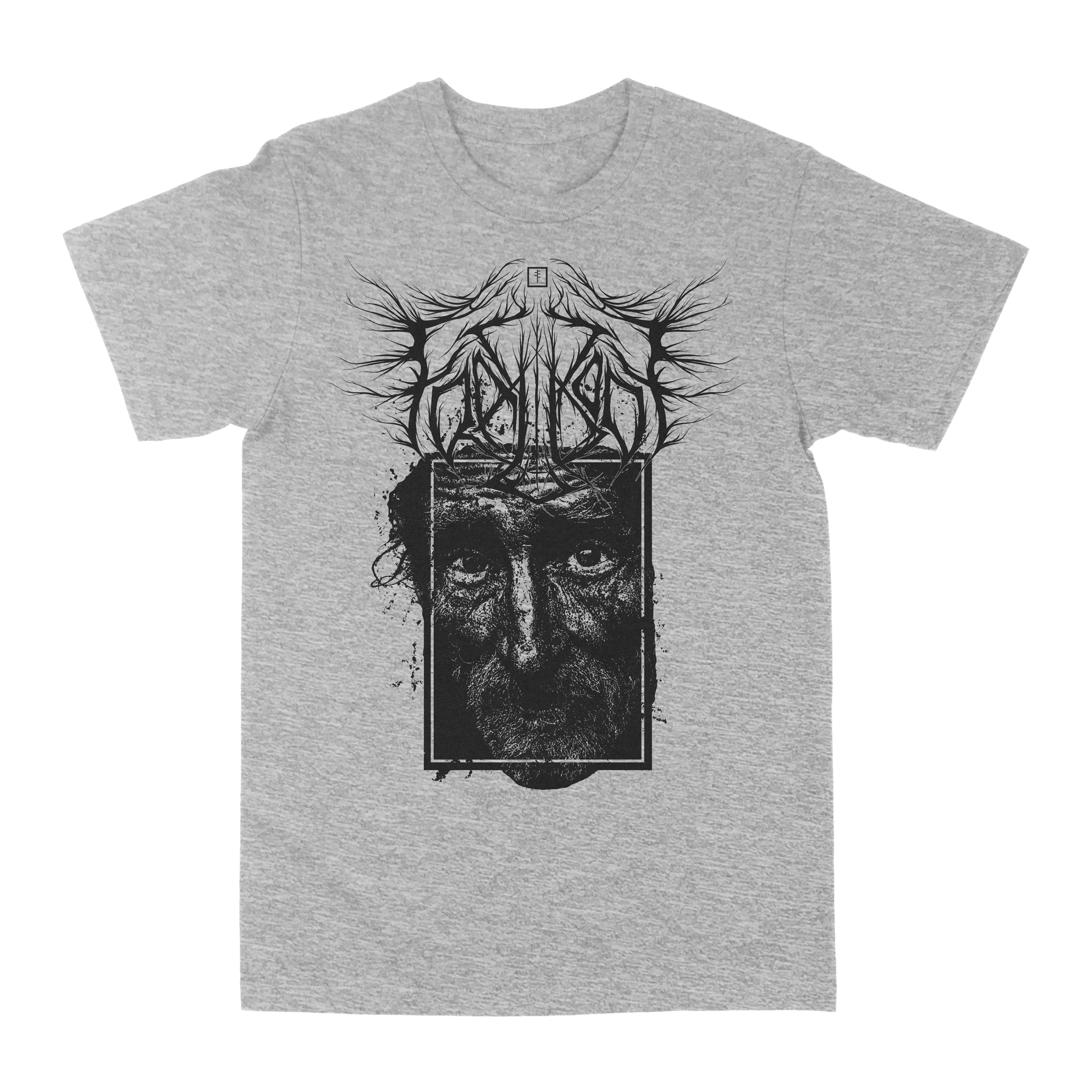 Frail Body "Old Man Face" Heather Grey T-Shirt