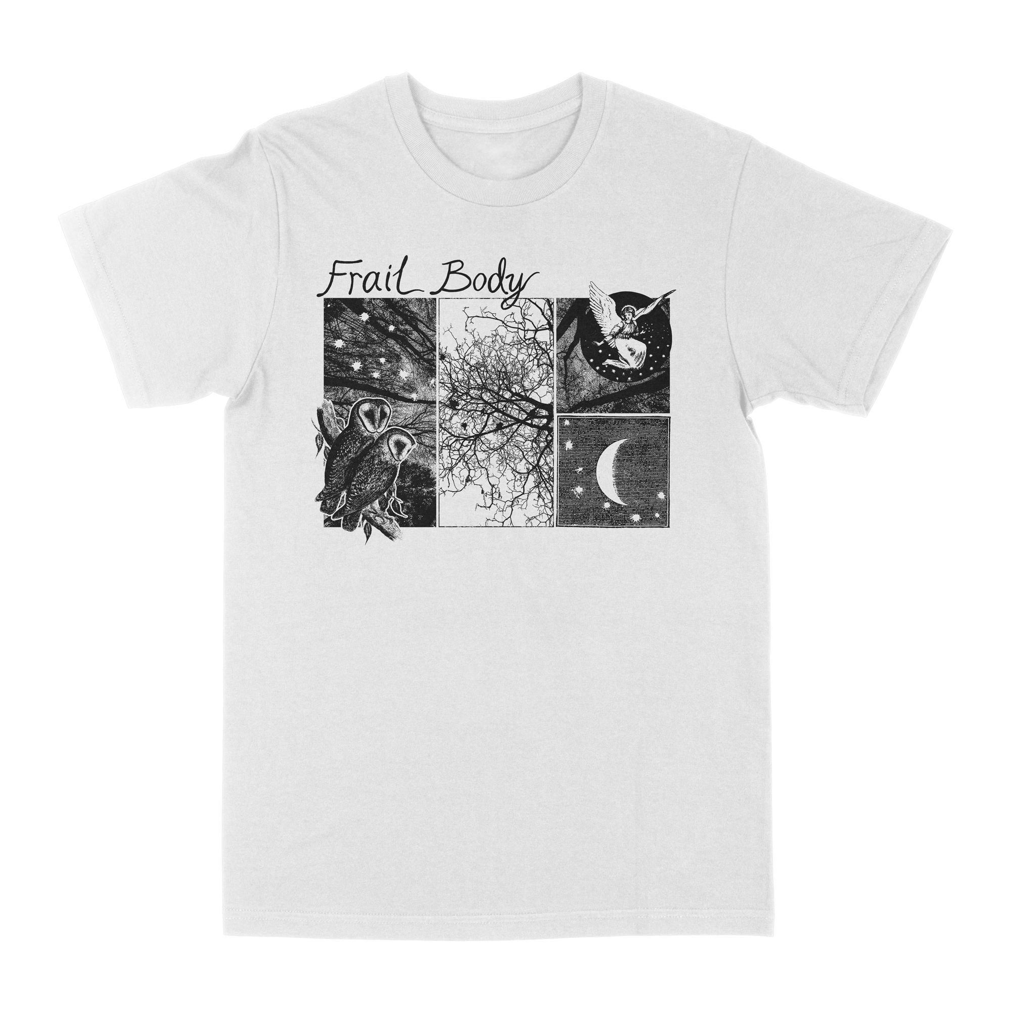 Frail Body "Your Death Makes Me Wish Heaven Was Real" White T-Shirt