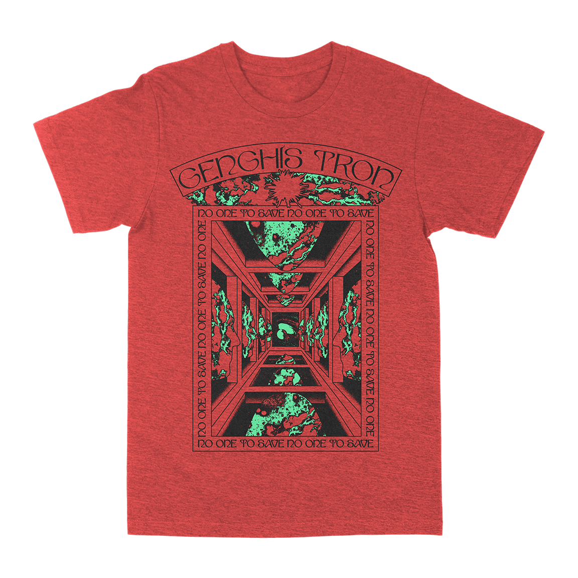 Genghis Tron "Great Mother" Heather Red T-Shirt