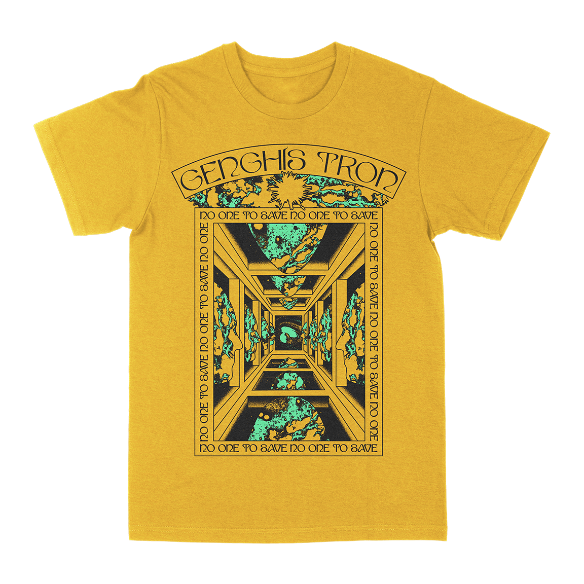 Genghis Tron "Great Mother" Heather Mellow Yellow T-Shirt