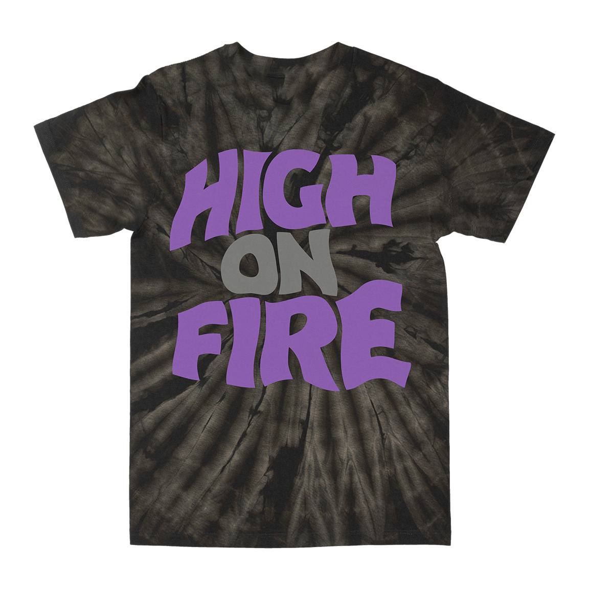 High On Fire “Reality Masters” Spider-Black Tie-Dye T-Shirt