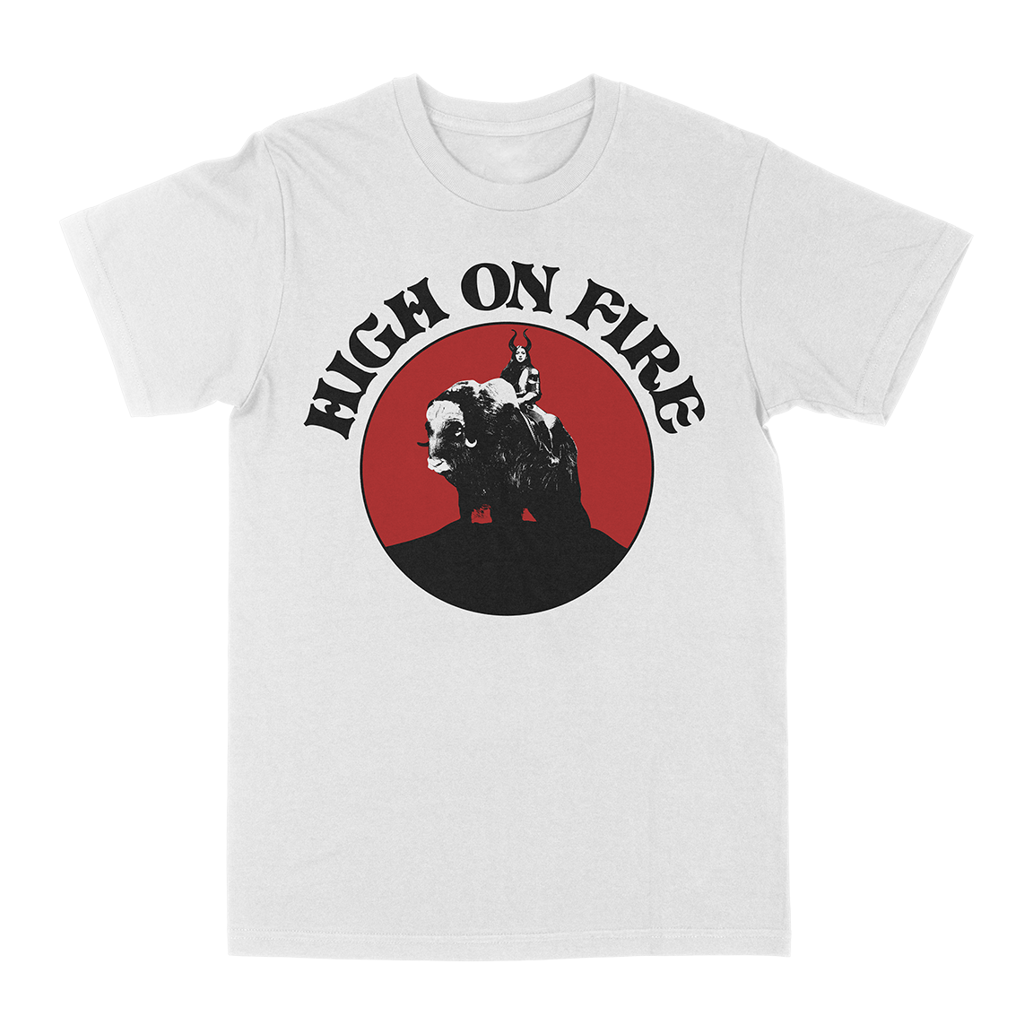 High On Fire “Musk Ox Rider” White T-Shirt