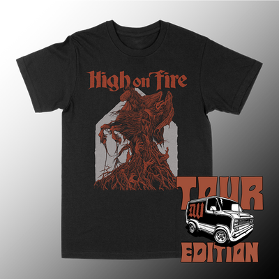 High On Fire “Dark Horse: Tour Edition” Black T-Shirt