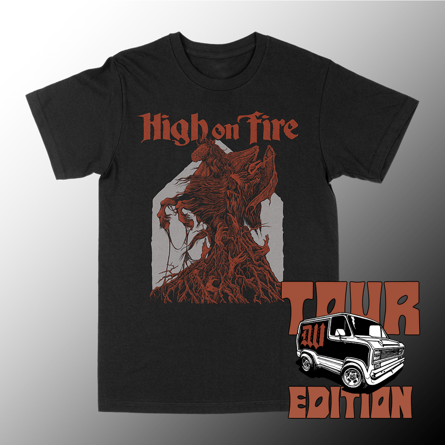 High On Fire βDark Horse: Tour Editionβ Black T-Shirt