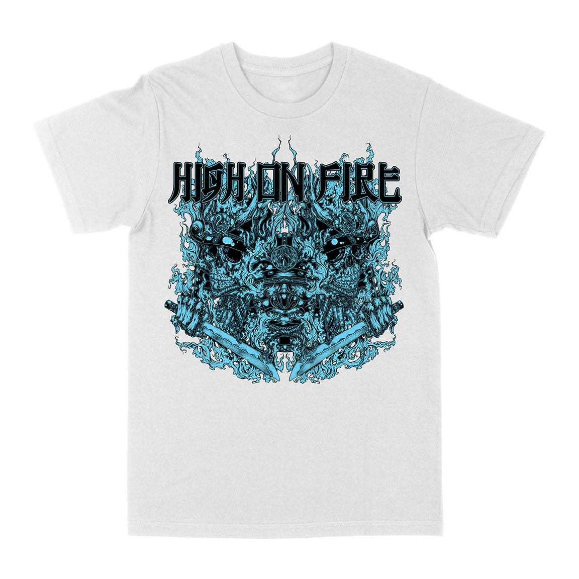 High On Fire “Bastard Samurai” White T-Shirt