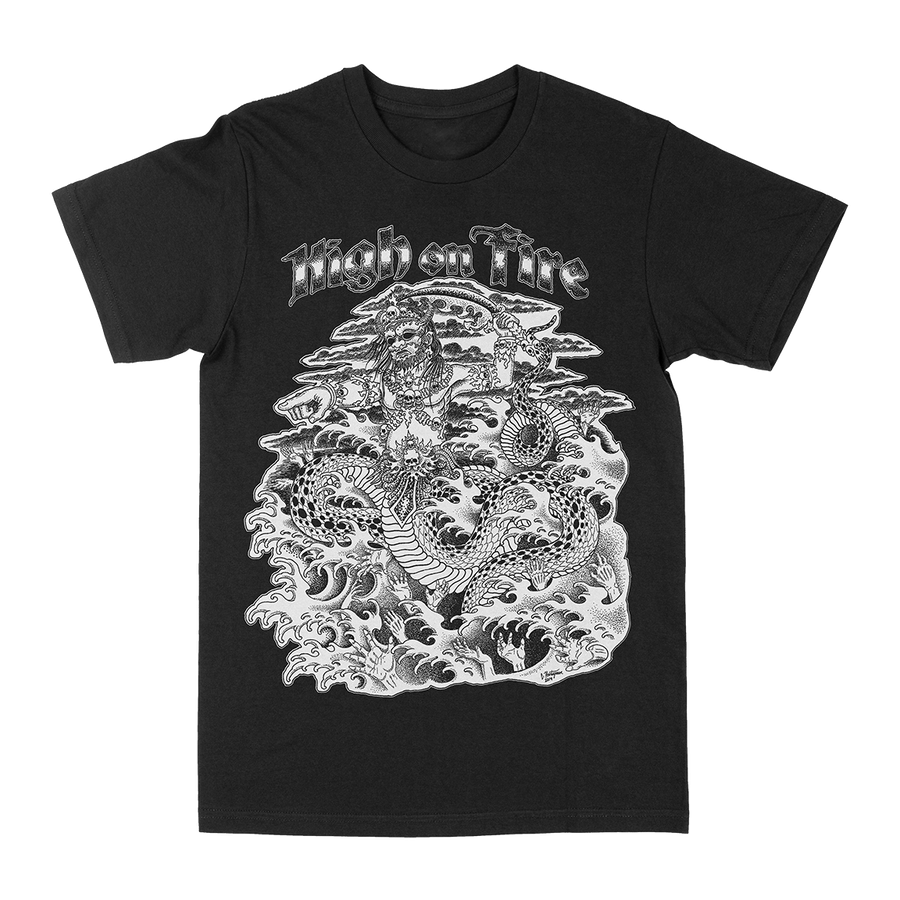 High On Fire “Serpent” Black T-Shirt