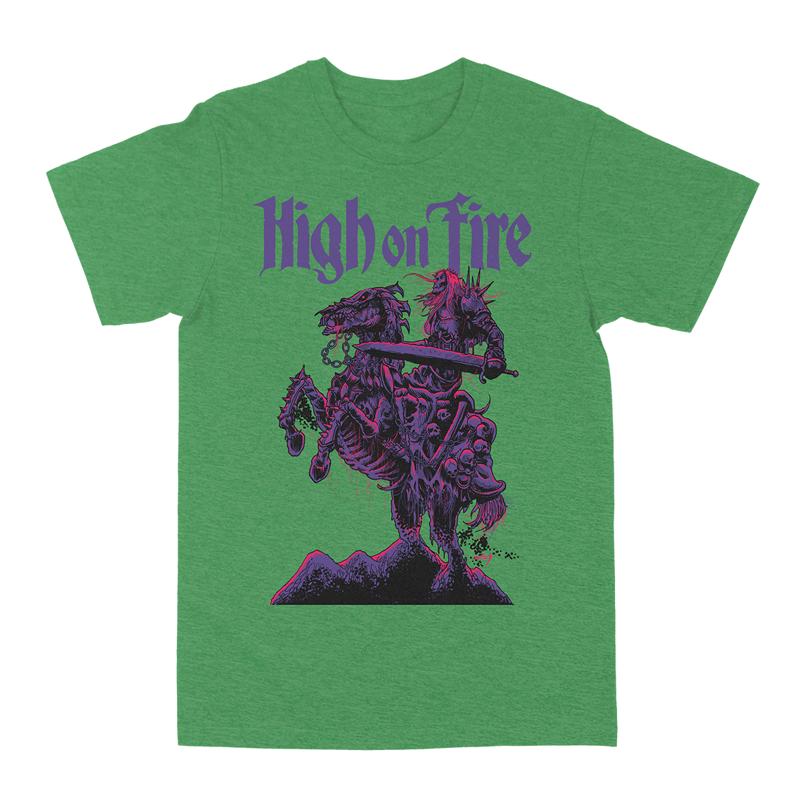 High On Fire “Lifetaker” Green T-Shirt