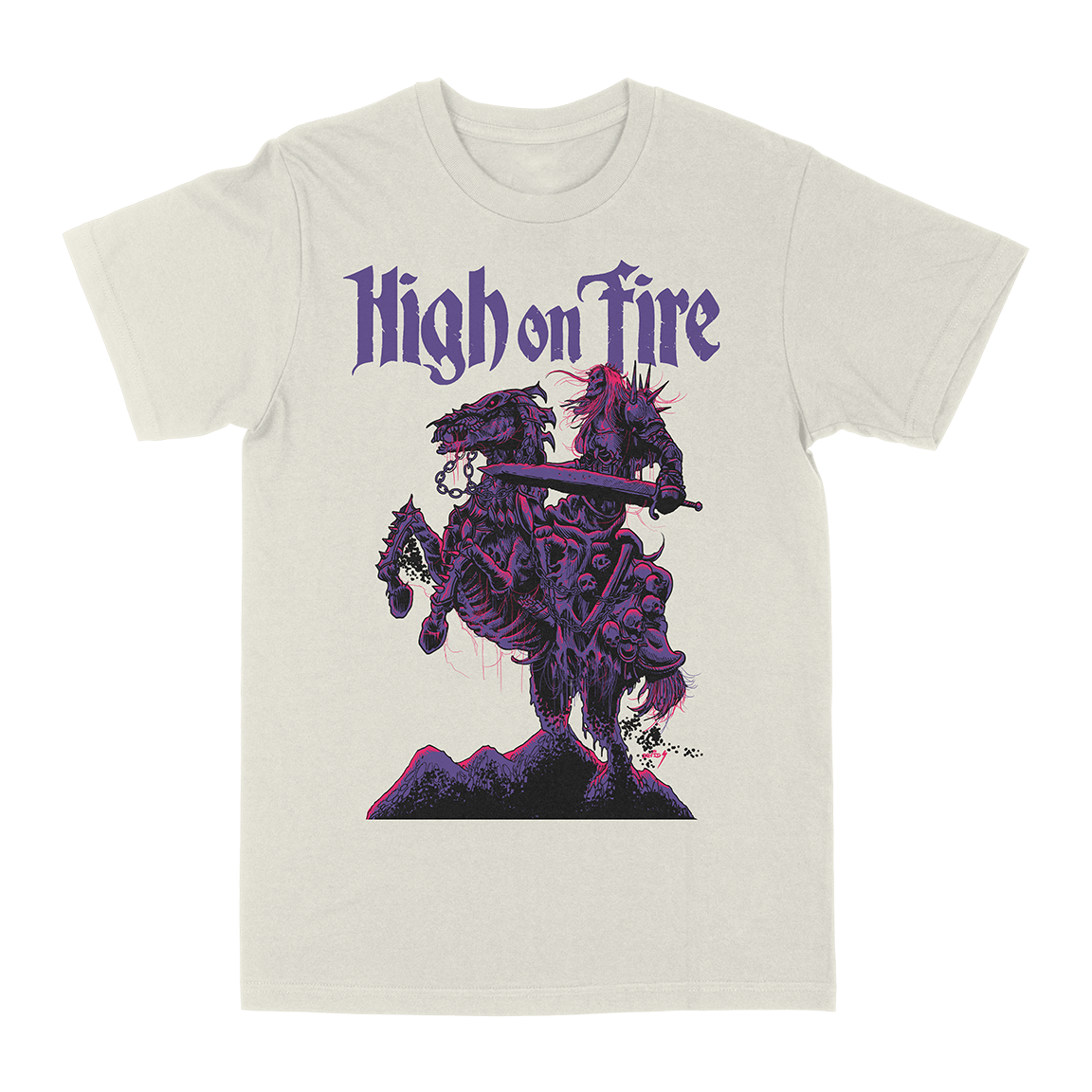 High On Fire “Lifetaker” Vintage White T-Shirt