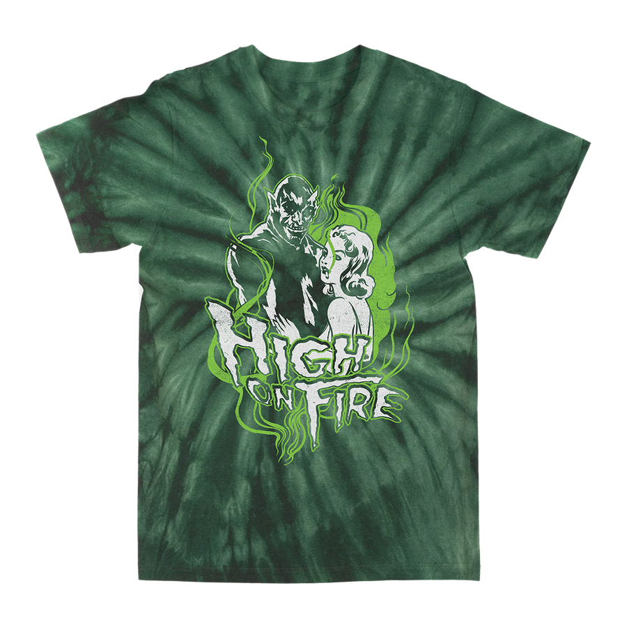 High On Fire "Reefer Madness" Forest Pinwheel Tie-Dye T-Shirt