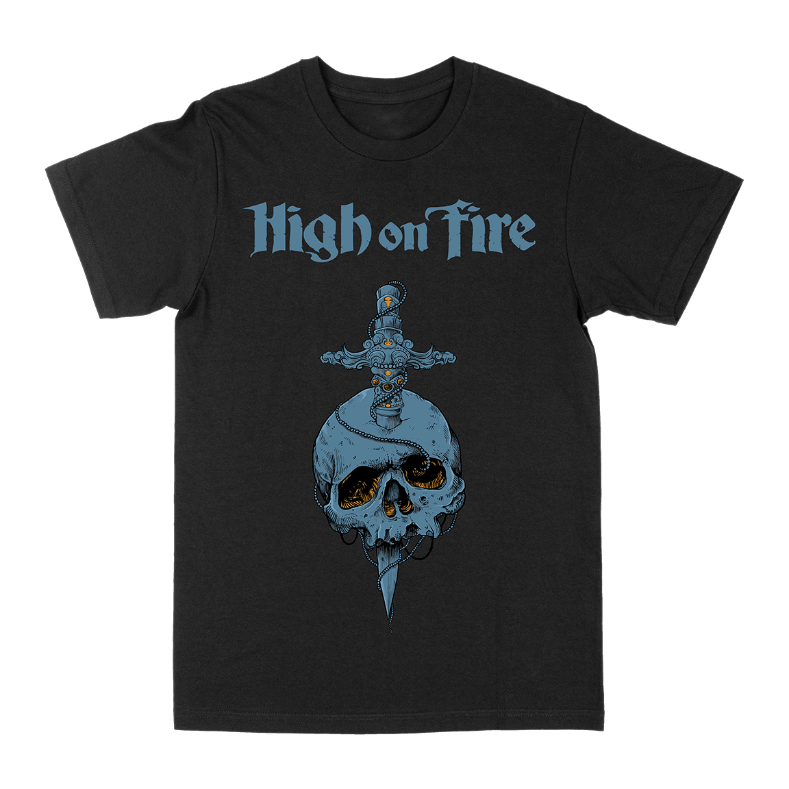 High On Fire “Skull Knife: Tour Edition” Black T-Shirt