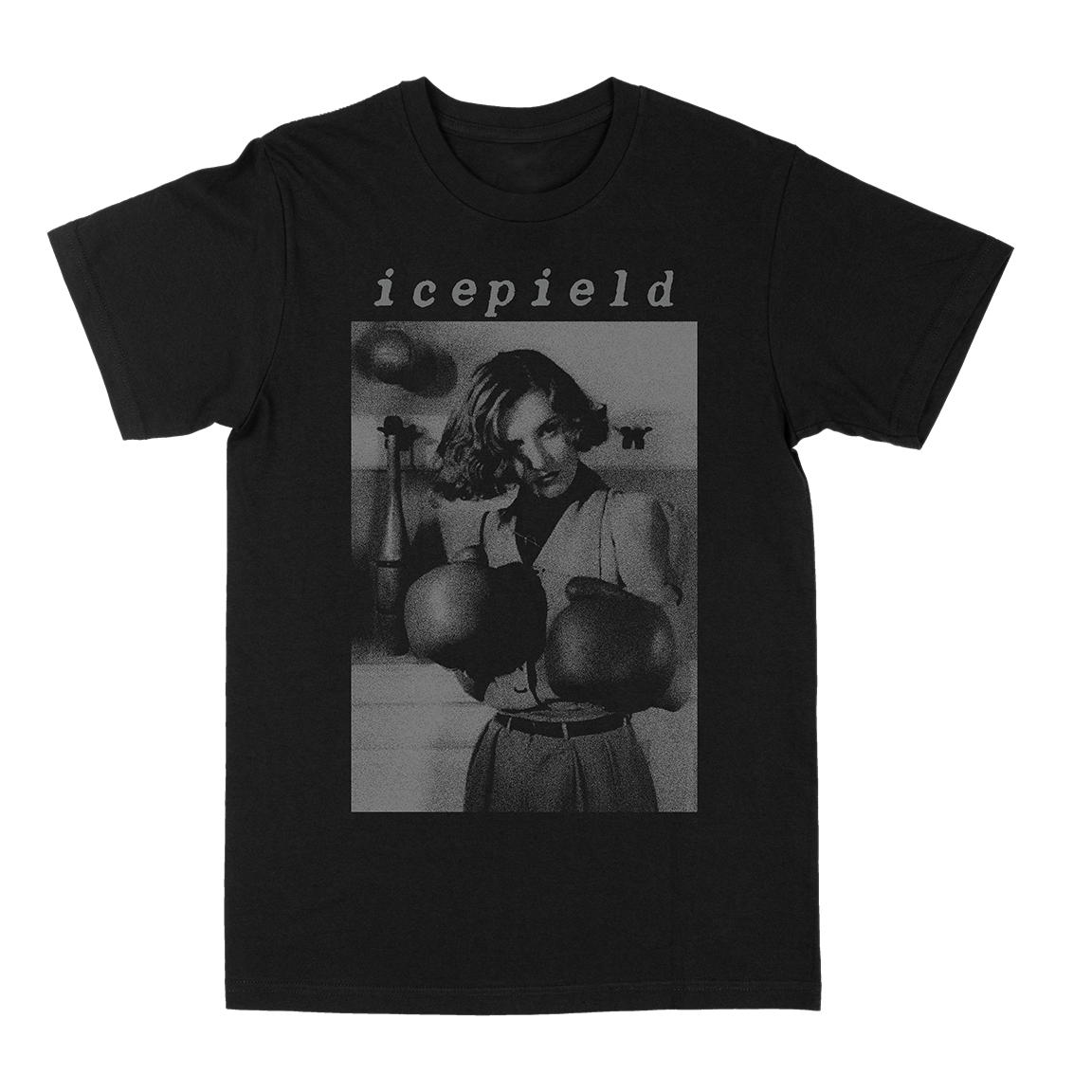 Icepield “aɪspiːld” Black T-Shirt