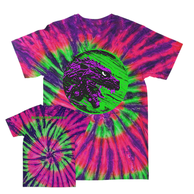 J. Bannon “Destroyer Of Worlds: Purple & Green” Watermelon Ripple Tie-Dye T-Shirt