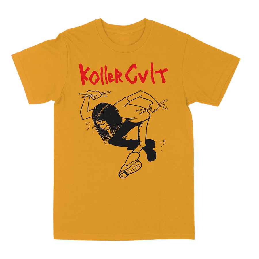 Koller Cvlt “Snare Man” Gold T-Shirt