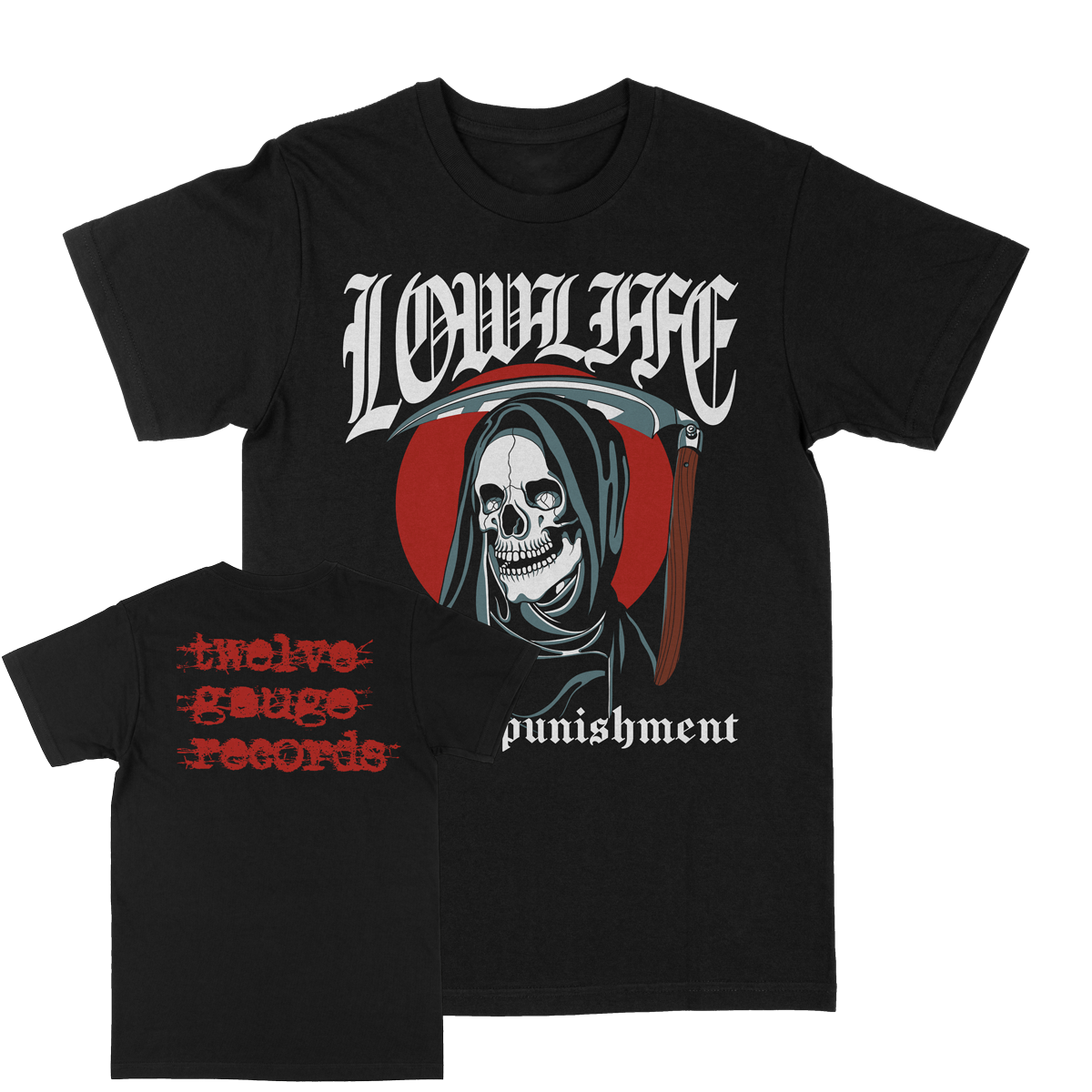 Lowlife "Endless Punishment Shirt" Black T-Shirt
