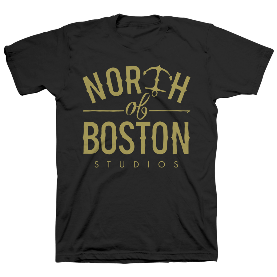 North of Boston Studios "Logo" Black T-Shirt