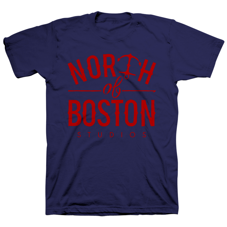 North of Boston Studios "Logo" Navy T-Shirt