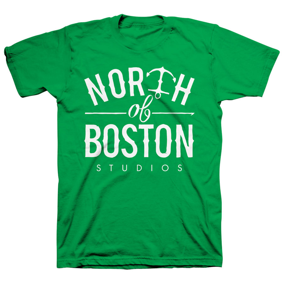 North of Boston Studios "Logo" Green T-Shirt