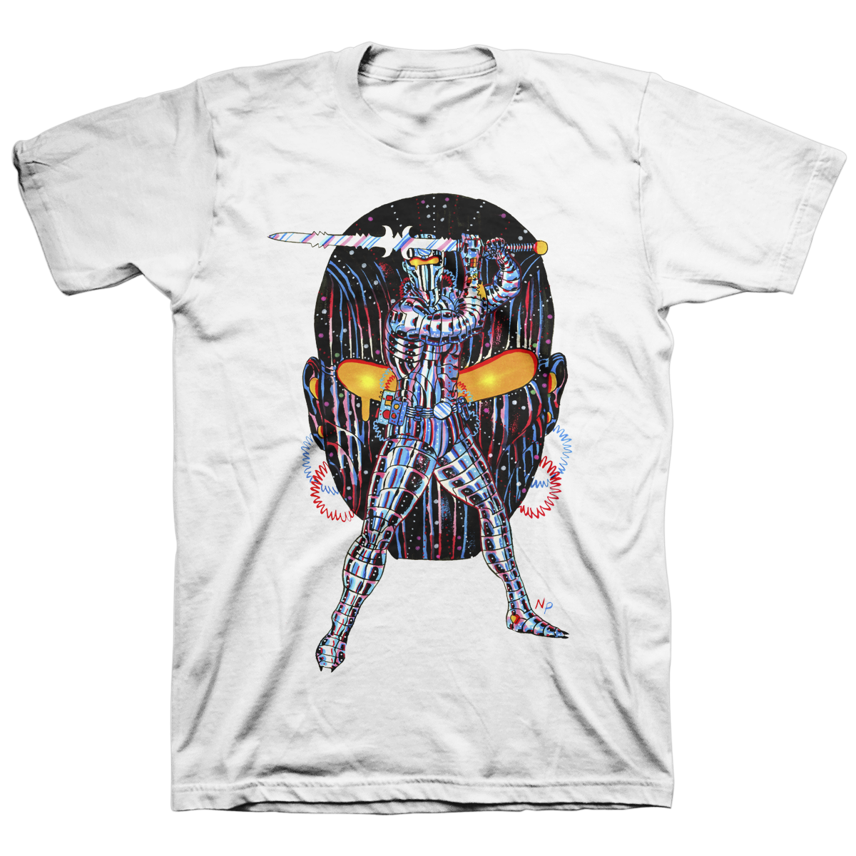 Nick Pyle "Exacto" White T-Shirt