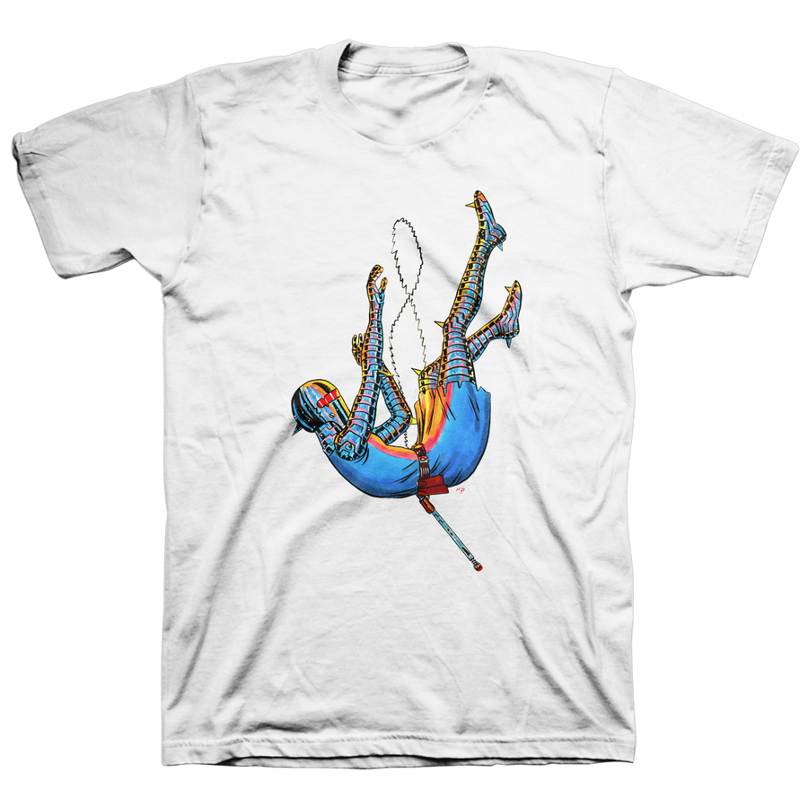 Nick Pyle "Falling Sigrid" White T-Shirt