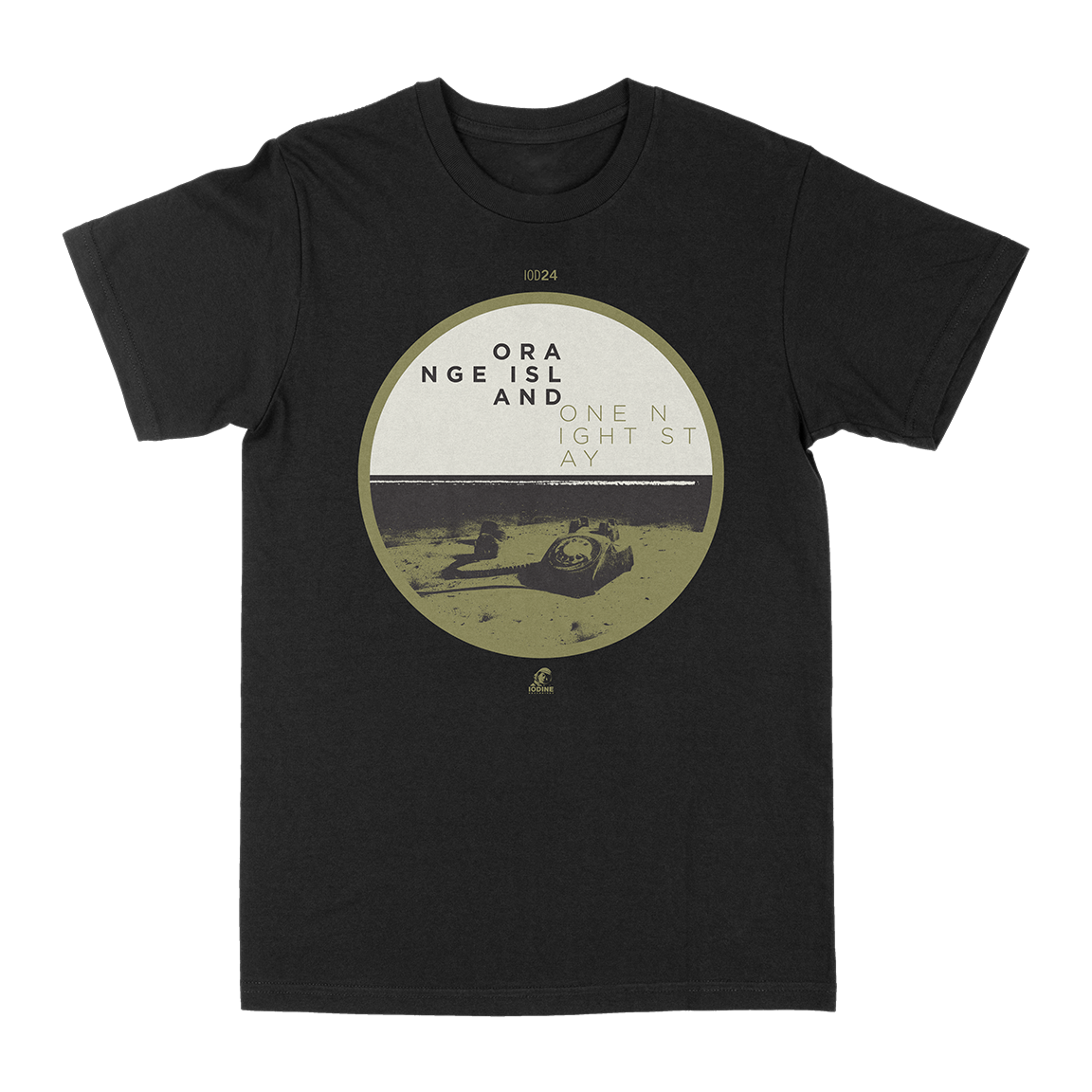 Orange Island "One Night Stay" Black T-Shirt